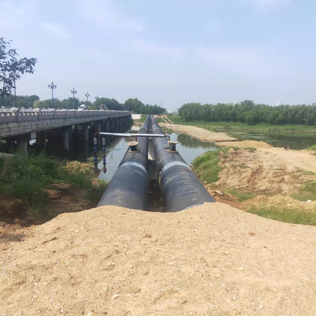 杭州热力管道铁渣内部除垢输油管道清洗